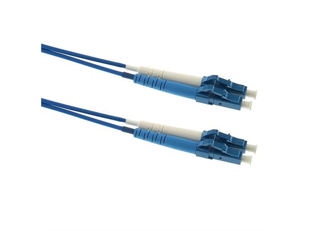 Fiberpatch LC-LC 10/125 G657A2 blå  5,0m LSZH FTTH